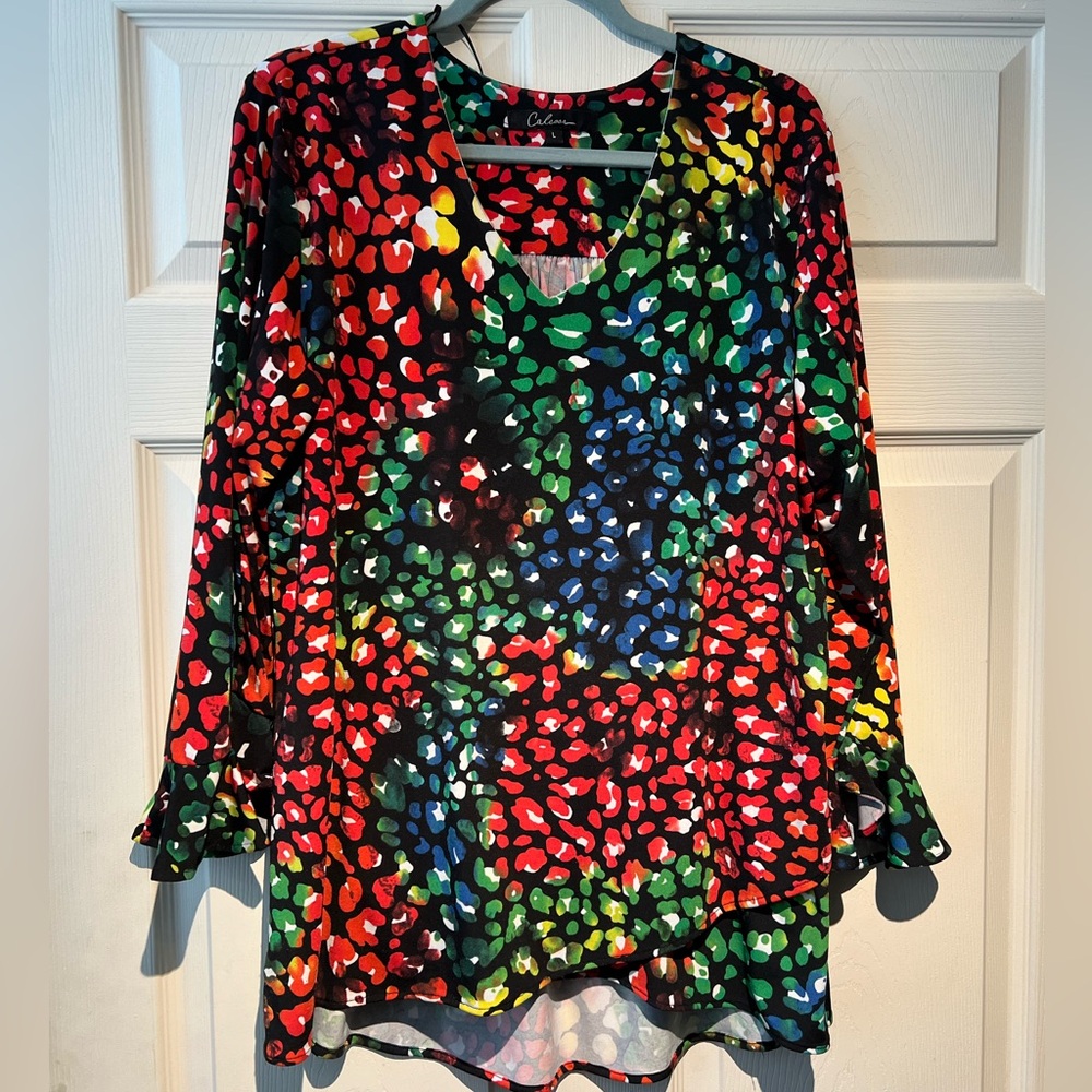 Adorable and colorful Calessa blouse